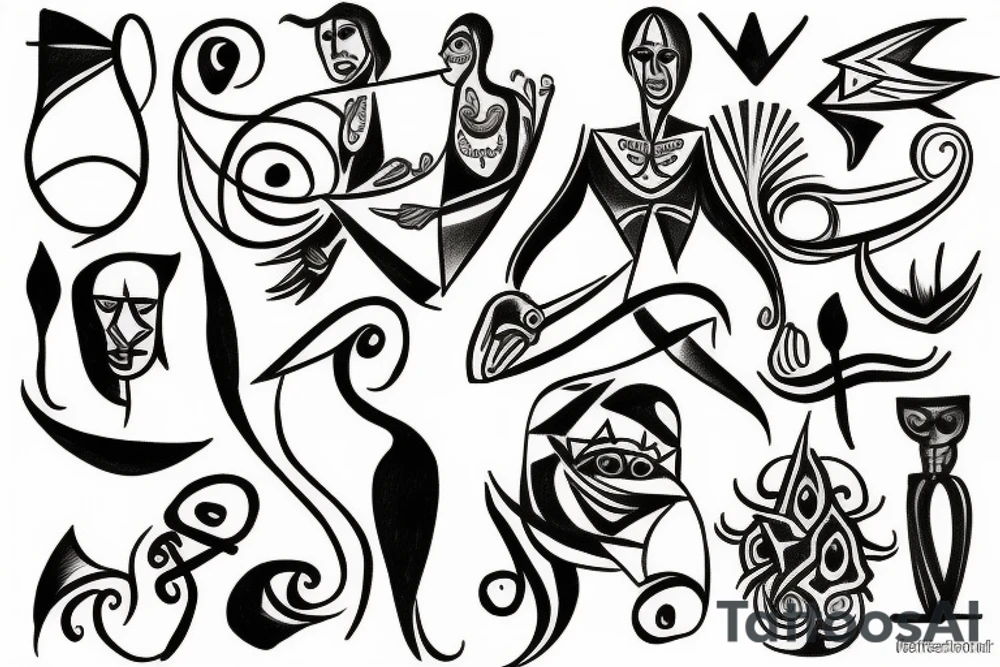 Picasso tattoo idea