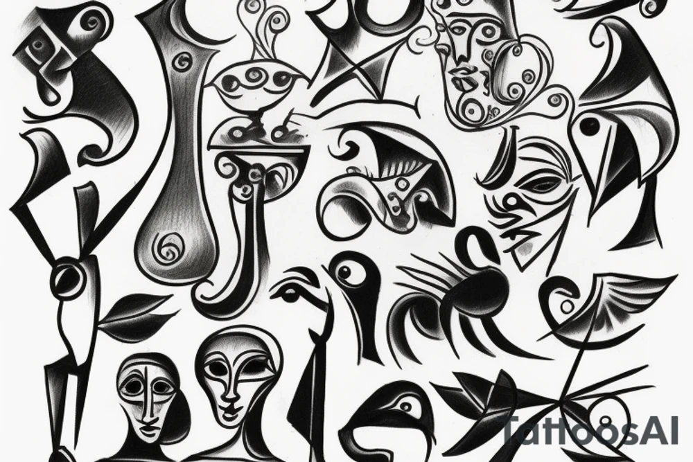 Picasso tattoo idea