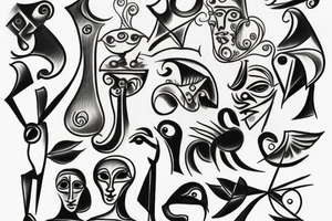 Picasso tattoo idea