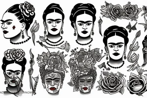 Frida kahlo tattoo idea