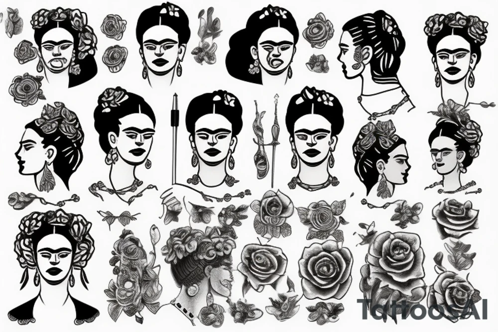 Frida kahlo tattoo idea