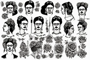 Frida kahlo tattoo idea
