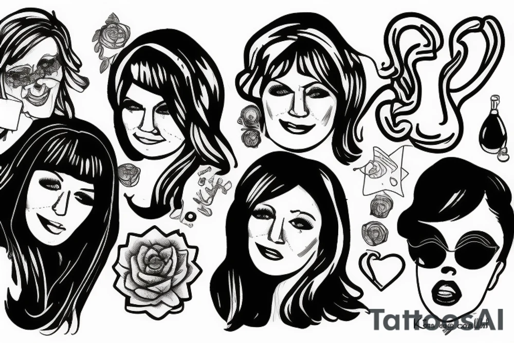Kath and kim tattoo idea