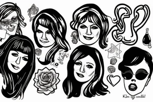 Kath and kim tattoo idea