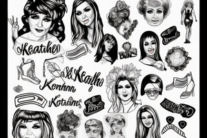 Kath and kim tattoo idea