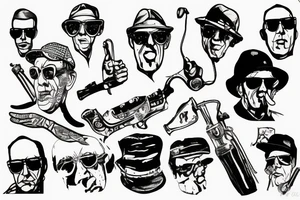 Hunter S Thompson tattoo idea