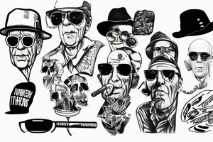 Hunter S Thompson tattoo idea