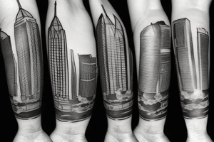 Cn tower tattoo idea