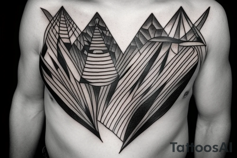 pyramid tattoo idea
