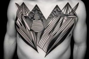 pyramid tattoo idea