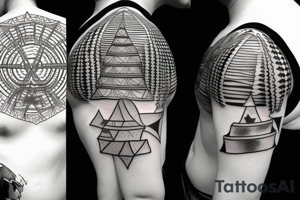 pyramid tattoo idea