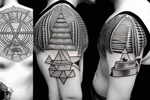 pyramid tattoo idea