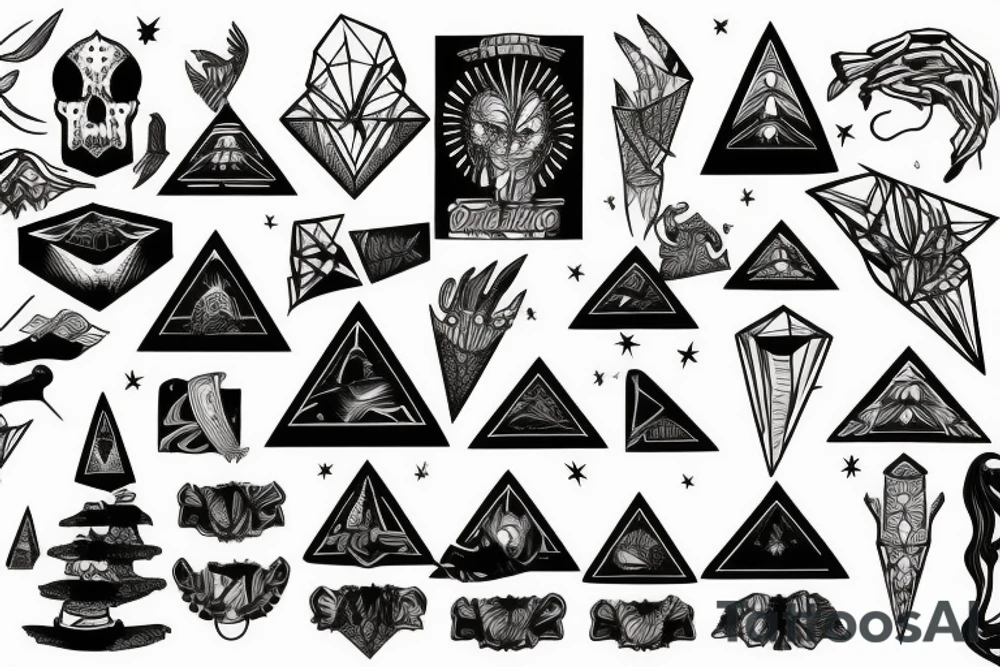 pyramid tattoo idea