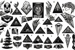 pyramid tattoo idea