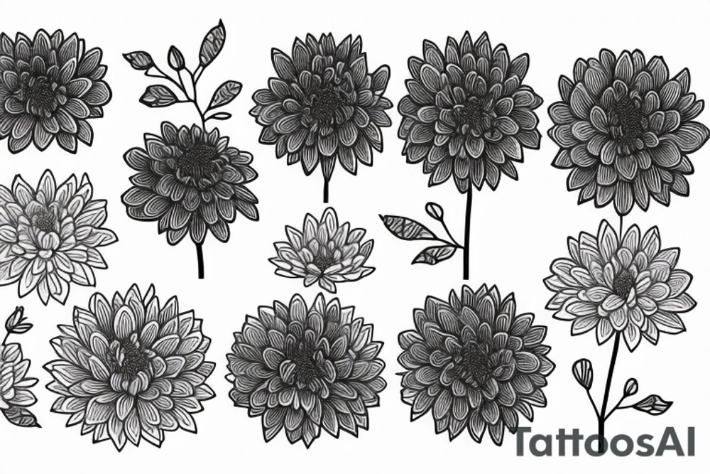 chrysanthemum, modern, a little deco, simple line work, blackwork tattoo idea chrysanthemum, modern, a little deco, simple line work, blackwork tattoo idea