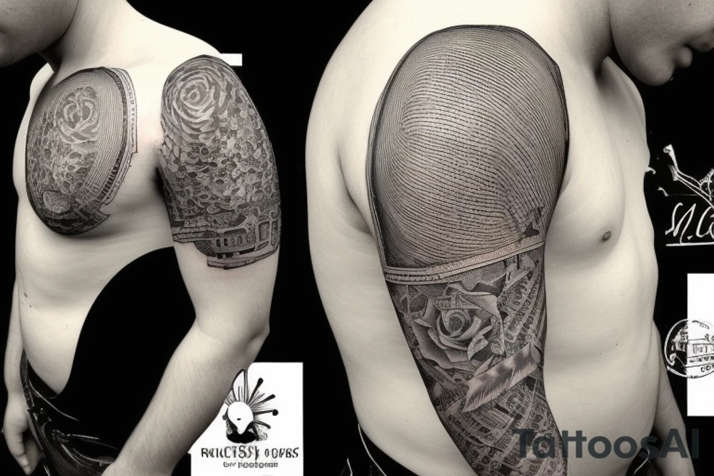 Victorian hat for men tattoo idea
