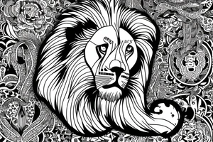 Bio hacking with a lion tattoo idea