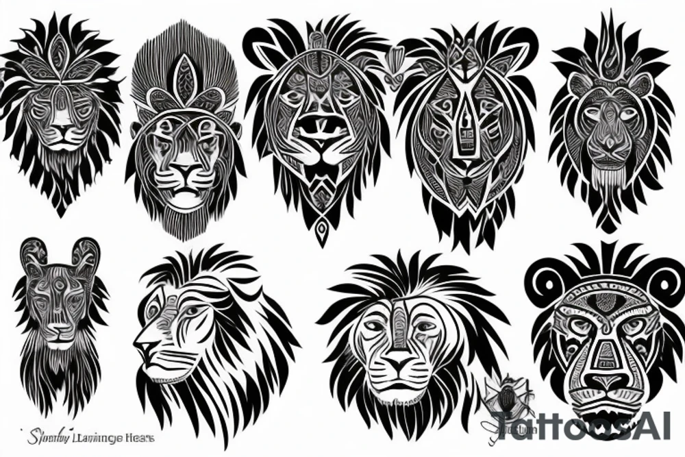 Bio hacking with a lion tattoo idea