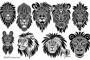 Bio hacking with a lion tattoo idea