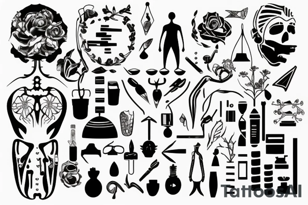 Bio hacking tattoo idea