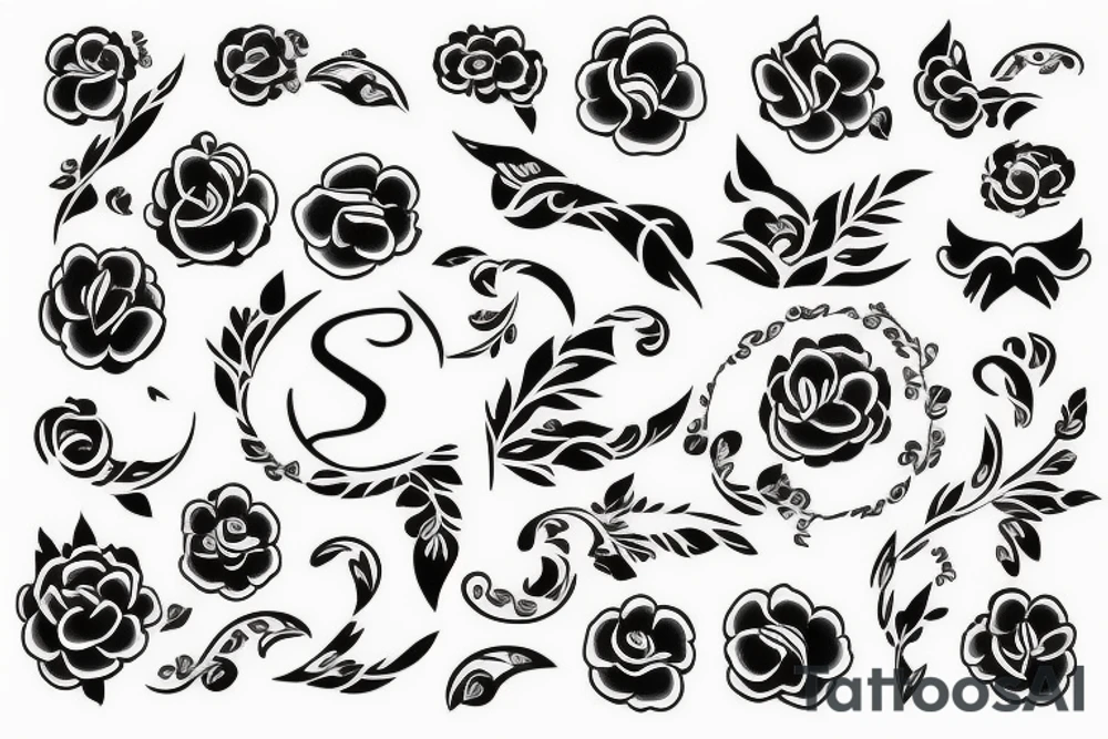 Sk initial tattoo tattoo idea