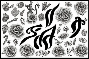 Sk initial tattoo tattoo idea