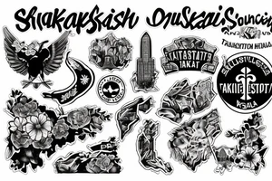 Yokosuka Japan, Hong Kong, Sydney Australia, Washington, Virginia, O'ahu Hawaii, Pittsburgh Pennsylvania, Charleston South Carolina. tattoo idea