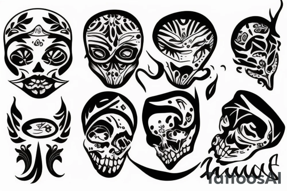 bandana tattoo idea