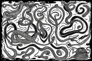 Snake long tattoo idea