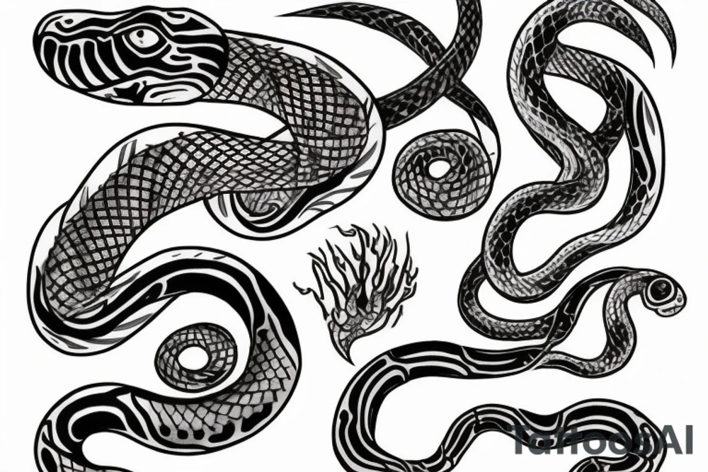 snake tattoo idea