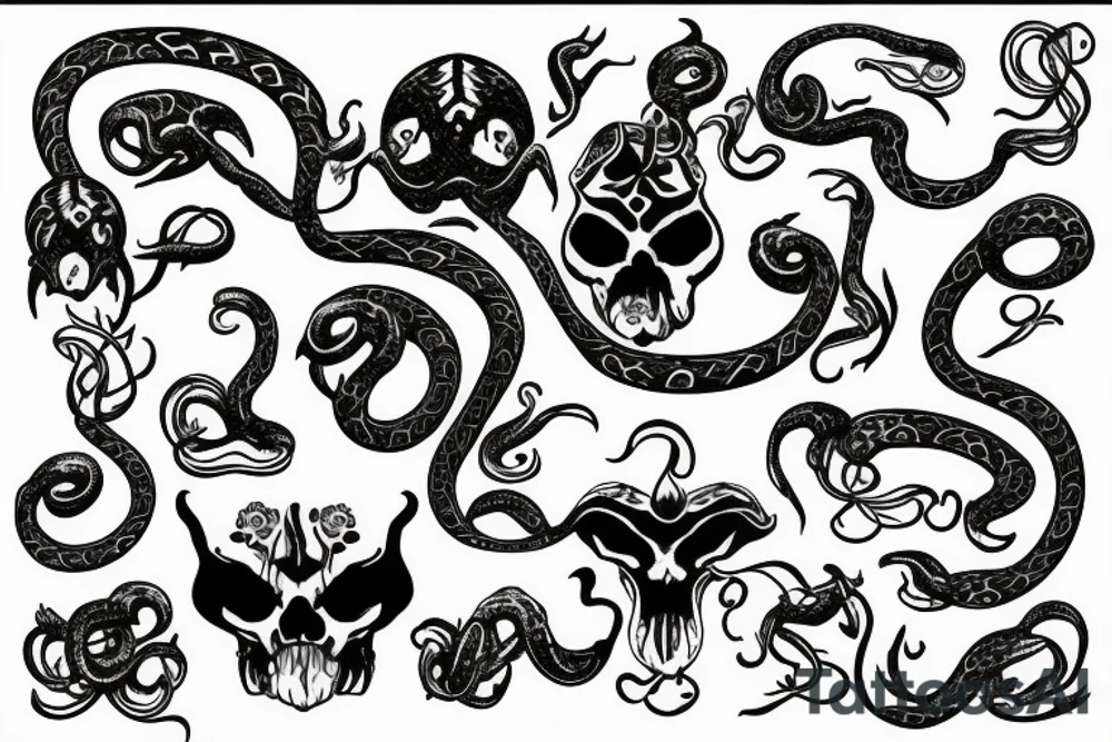 snake tattoo idea