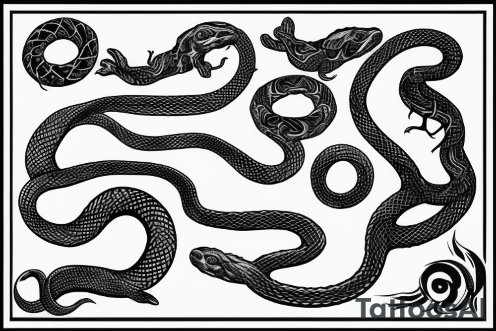 snake tattoo idea