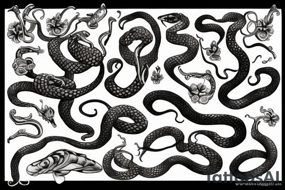 snake tattoo idea
