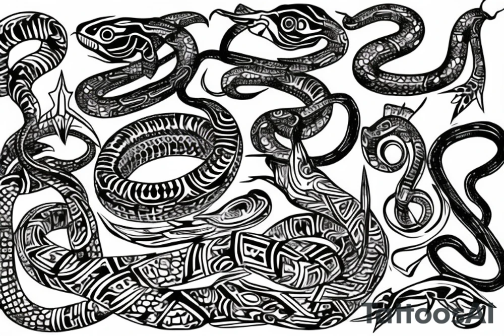 snake tattoo idea