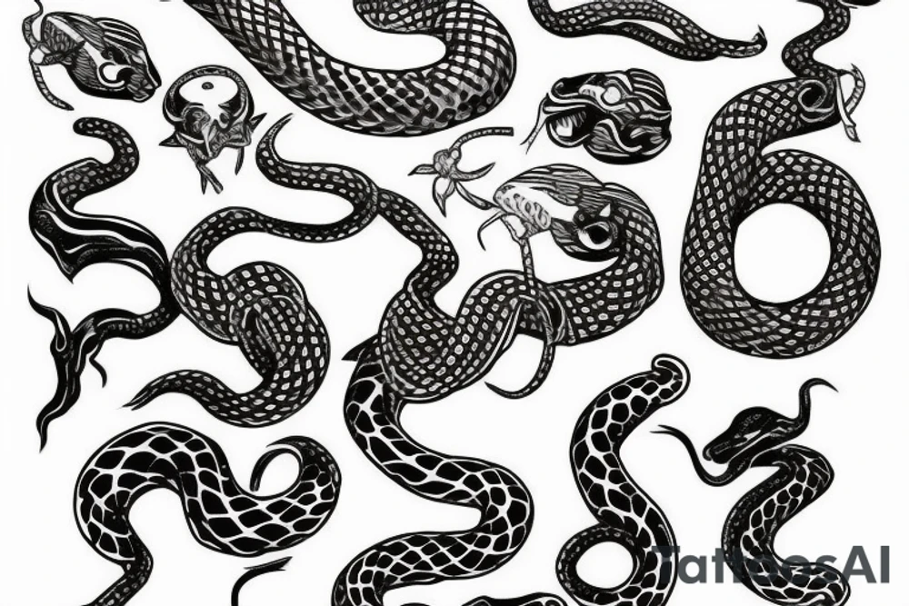 snake tattoo idea