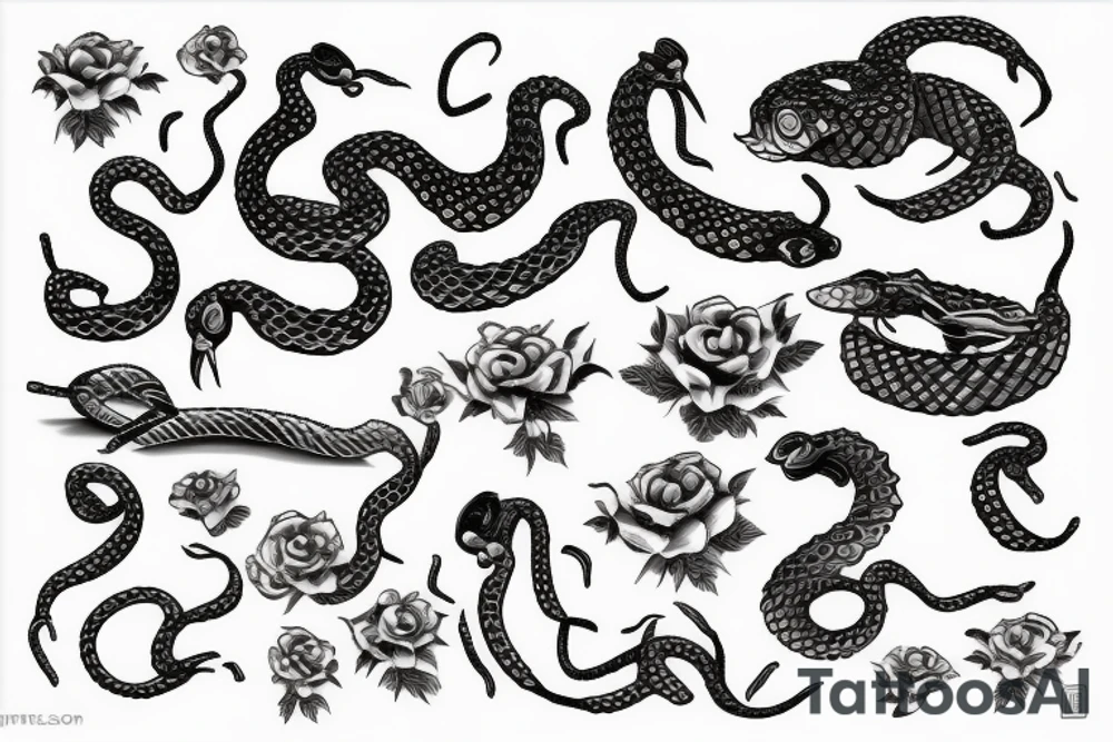 snake tattoo idea