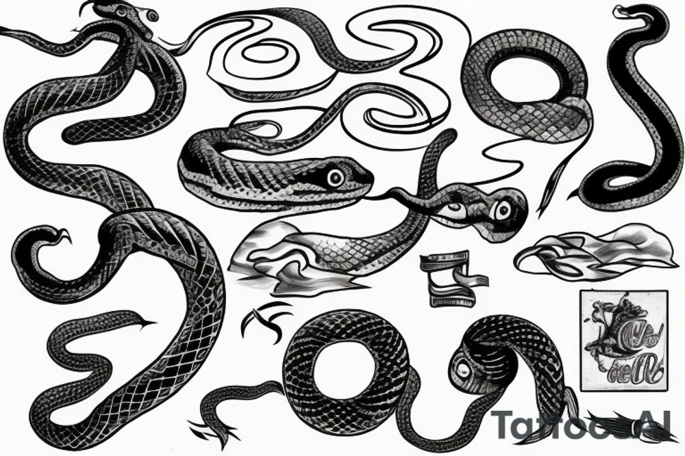 snake tattoo idea