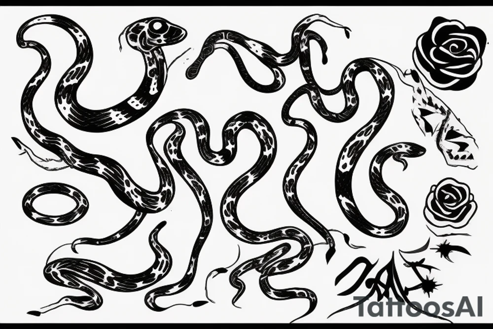 snake tattoo idea