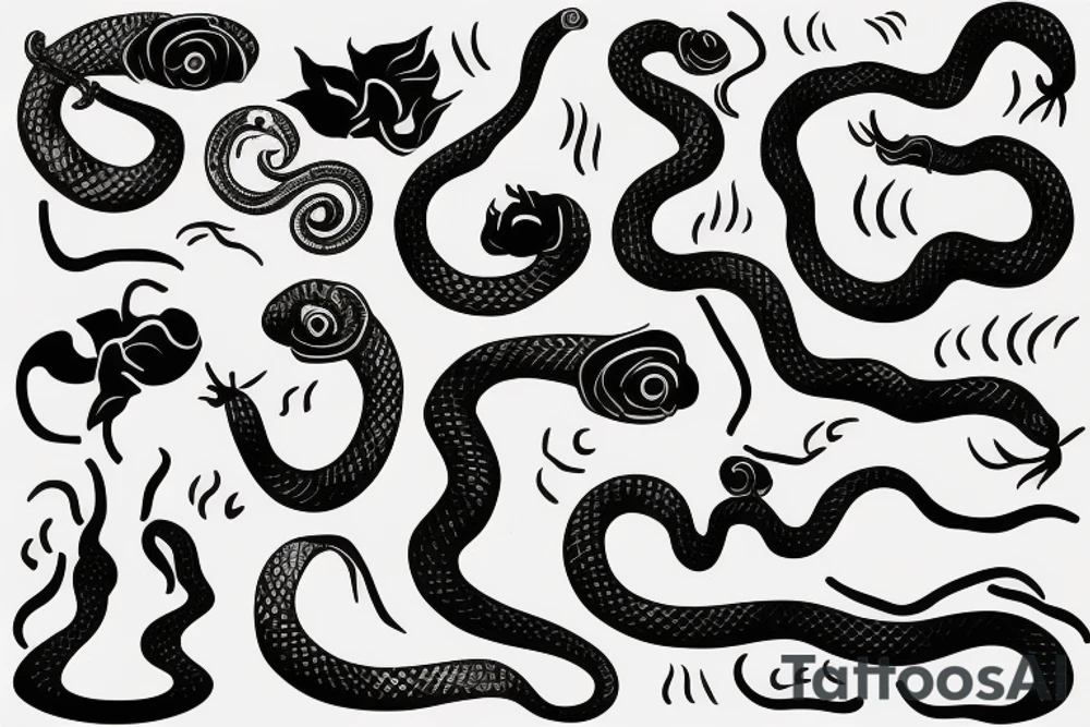 snake tattoo idea