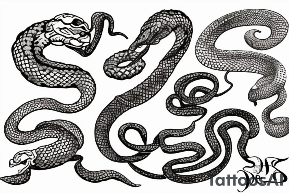 snake tattoo idea