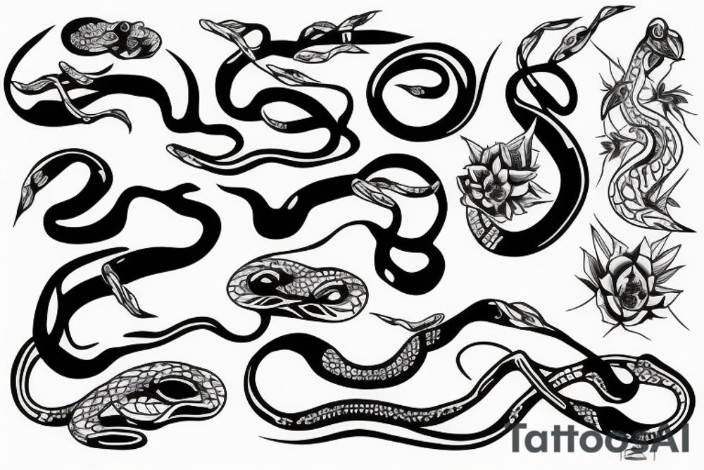 snake tattoo idea
