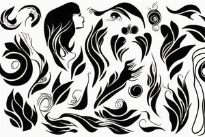 woman tattoo idea