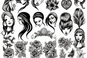 woman tattoo idea