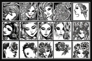 woman tattoo idea