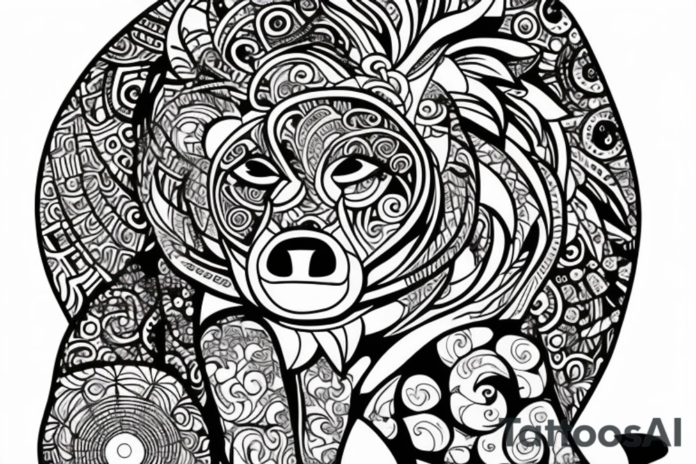 Gay Bear tattoo idea