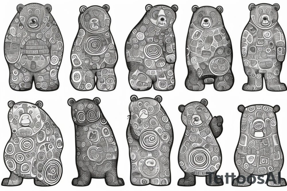 Gay Bear tattoo idea