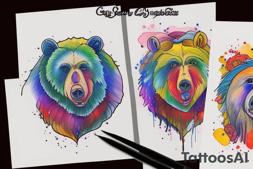 Gay Bear tattoo idea