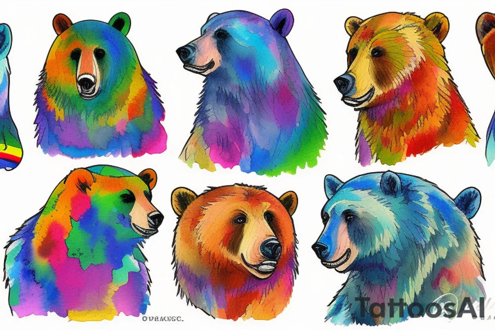 Gay Bear tattoo idea
