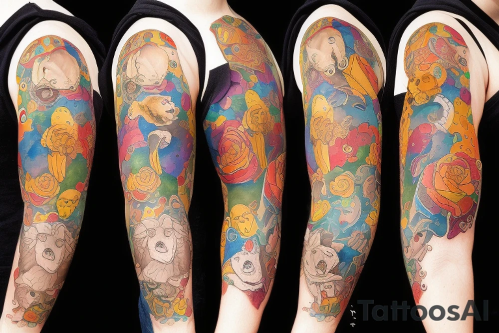 Pride, bear tattoo idea
