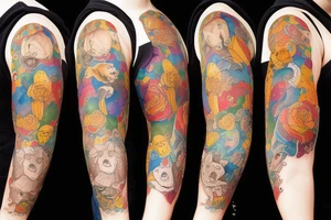 Pride, bear tattoo idea